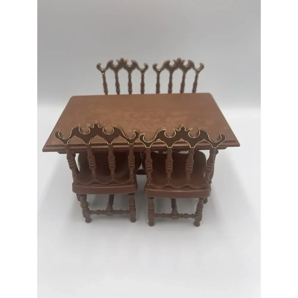 Migliorati Galba Italian Serie Principessa Dining Table & 4 Chairs 1:6‎ Scale